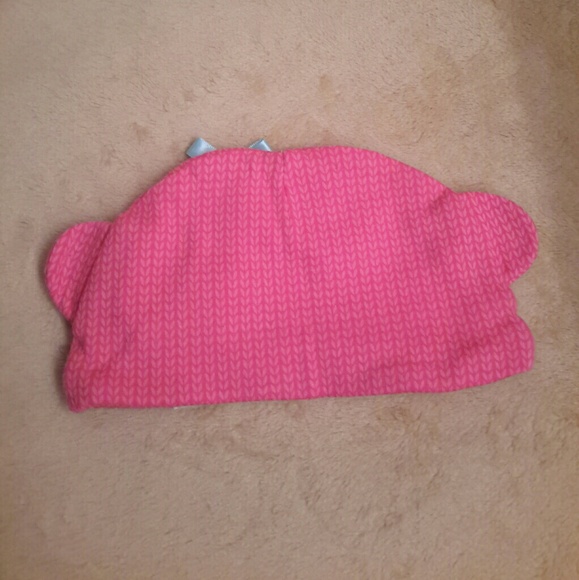 Baby Starters Monkey Cap (Salmon/White) E-1 - Picture 3 of 3